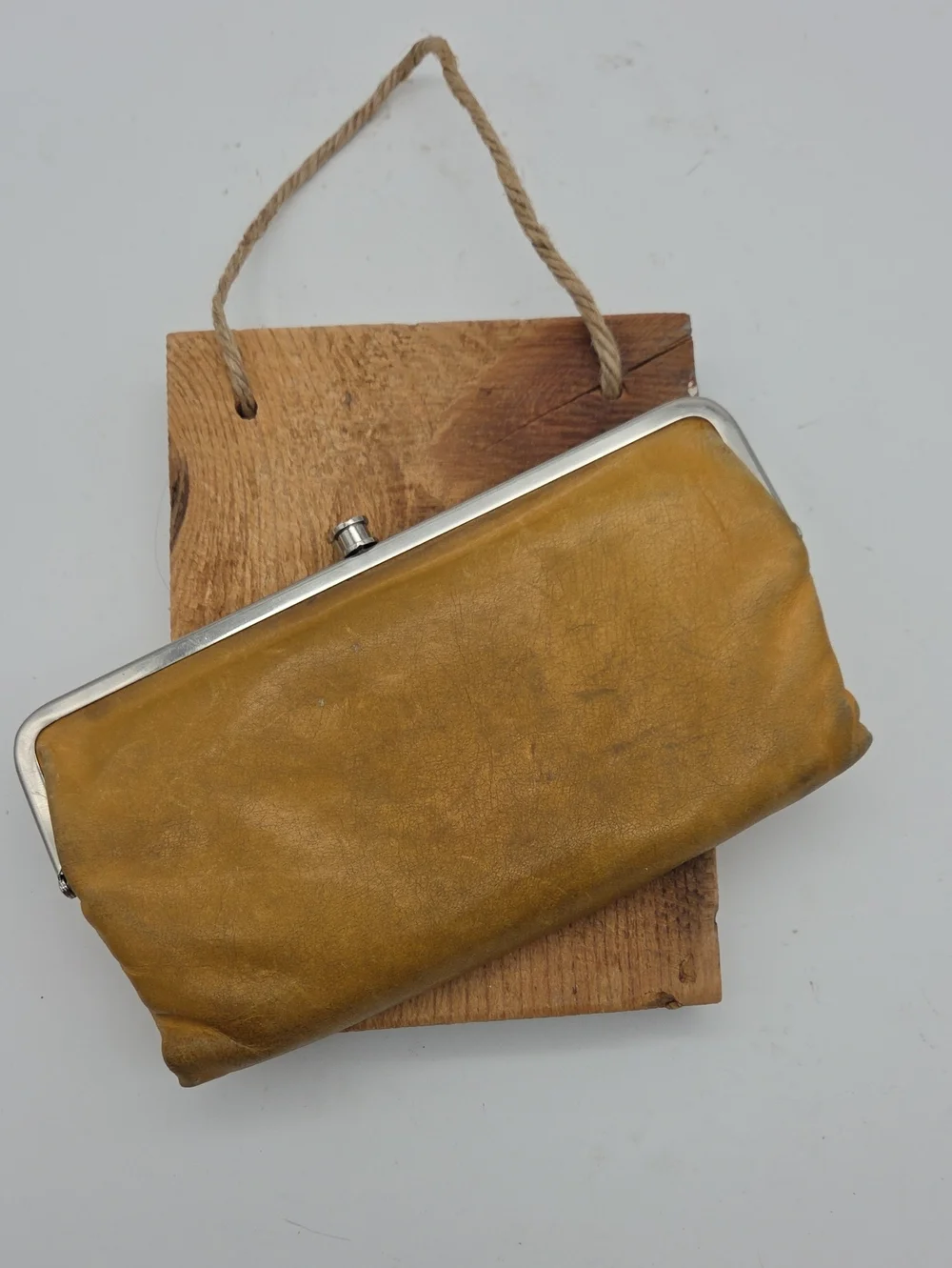 HOBO Lauren Clutch Mustard Yellow